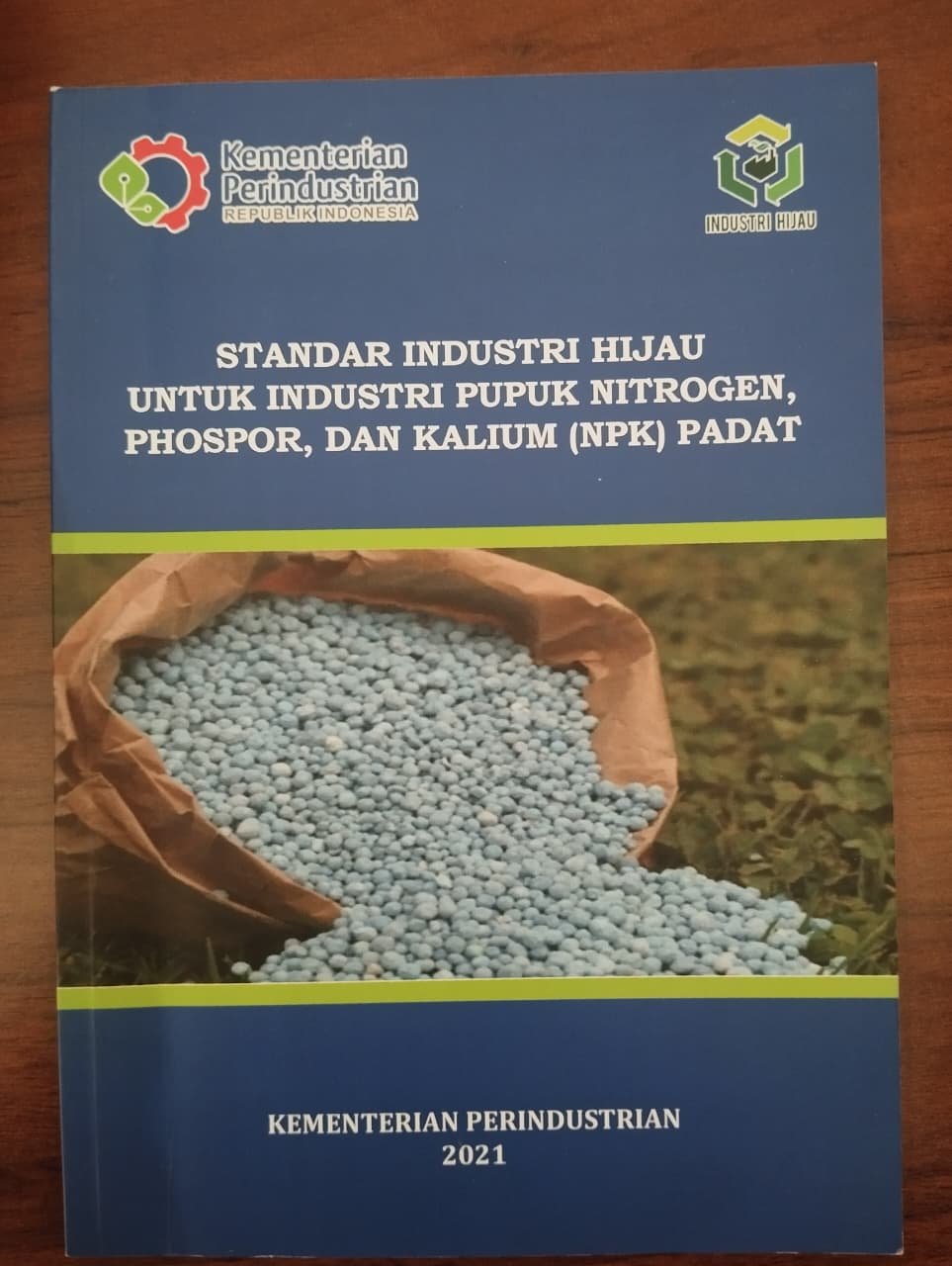 Cover Standar Industri Hijau untuk Industri Pupuk Nitrogen, Fosfor, dan Kalium (NPK) Padat